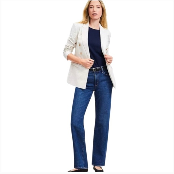 NWT LOFT Modern Straight Medium Wash Size 28/6 P - Picture 1 of 6